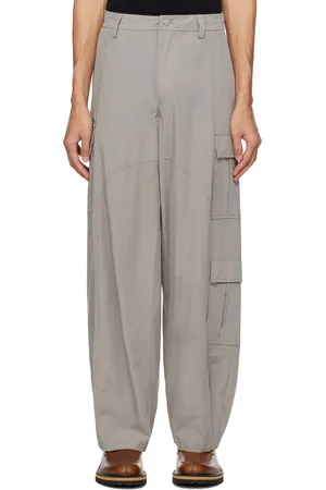 HAN Kjøbenhavn Pantalon cargo gris à poches