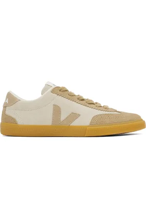 Veja Baskets Volley beiges en suède