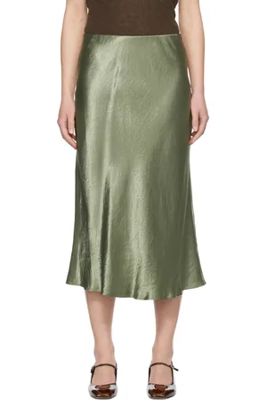 Max Mara Jupe midi Alessio verte