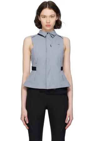 Hyein Seo Chemise bleue à panneaux