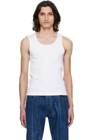 KARMUEL YOUNG Débardeur asymétrique blanc