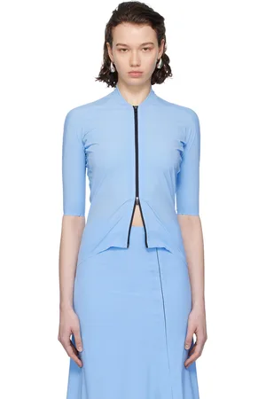 JOHANNA PARV Haut bleu à glissière