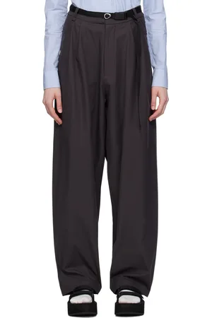 Hyein Seo Pantalon gris à ceinture