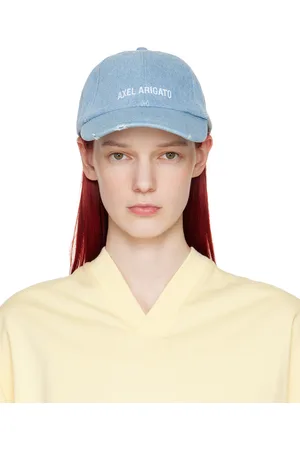 Axel Arigato Casquette Block bleue à effet usé