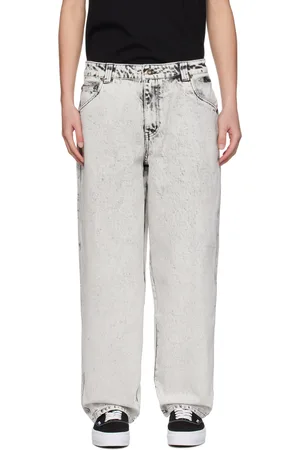 DIME Jean ample blanc