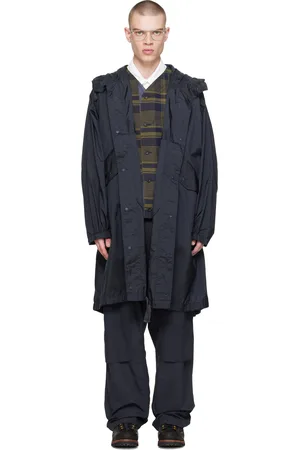 ENGINEERED GARMENTS Parka Highland bleu marine