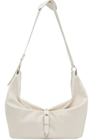 MARGE SHERWOOD Sac blanc cassé à patte de style ceinture