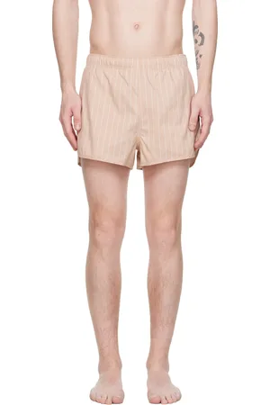 Filippa K Maillot de bain beige à rayures