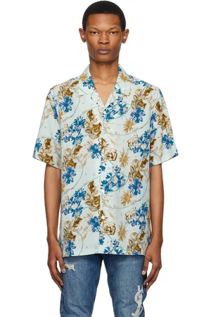 KSUBI Chemise Floralist bleue