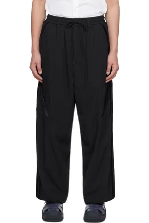 Y-3 Pantalon de survêtement noir en nylon