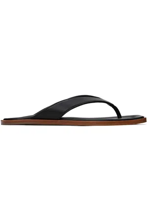 Staud Sandales Dante noires à bride de style tong