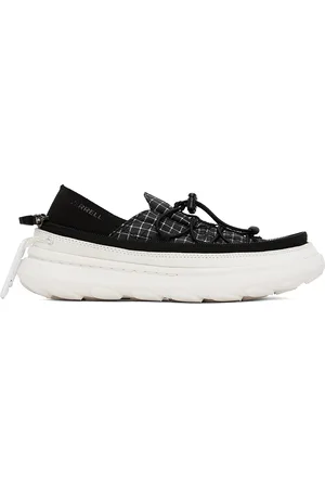 Merrell Chaussures à enfiler pliables Hut Moc 2 noires en tissu antidéchirures