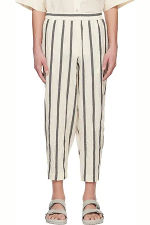 TOOGOOD Pantalon Acrobat noir et beige