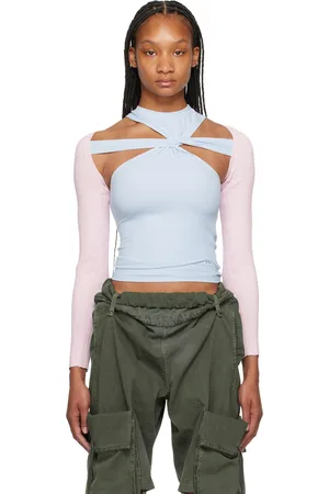 OPEN YY Cardigan de style boléro rose