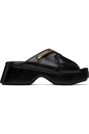 Alexander Wang Sandales Float noires à brides entrecroisées et à plateforme