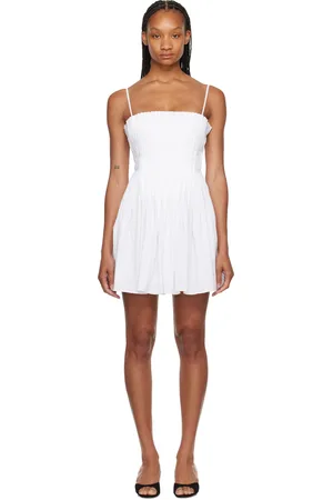Staud Robe courte Bella blanche