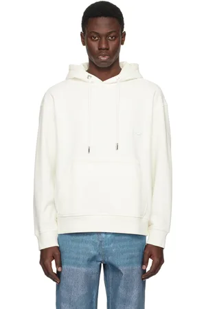 WOOYOUNGMI Pull à capuche blanc à image imprimée