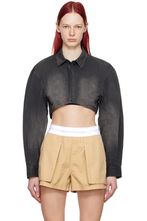 Alexander Wang Chemise écourtée noire