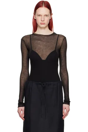 GABRIELA COLL GARMENTS T-shirt à manches longues No.211 noir exclusif à SSENSE - Serie No.12