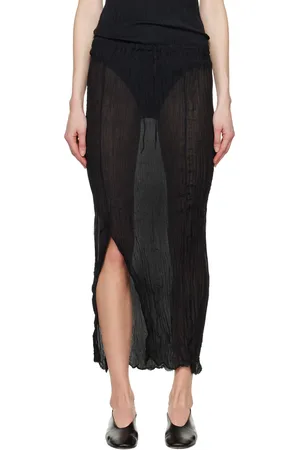GABRIELA COLL GARMENTS Jupe longue No.263 noire - Serie No.14