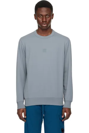 C.P. Company Pull molletonné gris à écusson - Metropolis Series