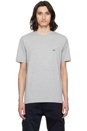 C.P. Company T-shirt gris à écusson à logo