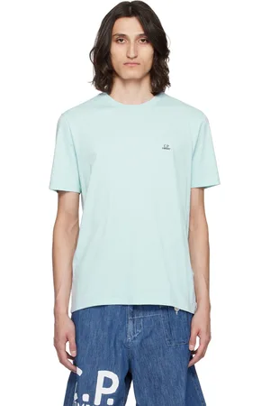 C.P. Company T-shirt bleu à écusson à logo