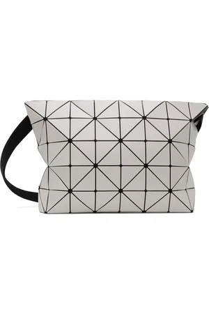 Issey Miyake Petit sac à bandoulière Blocky gris
