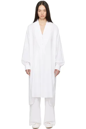 The Row Robe longue Elinor blanc cassé