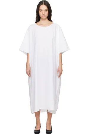 The Row Robe longue Isora blanc cassé