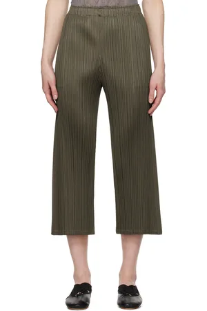 PLEATS PLEASE ISSEY MIYAKE Pantalon Monthly Colors March kaki