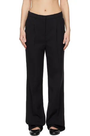 THE GARMENT Pantalon noir à plis