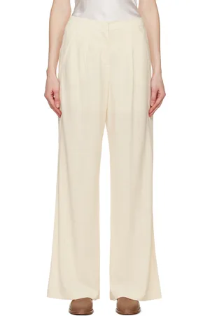 Max Mara Pantalon Brina blanc cassé