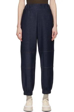Max Mara Pantalon Badesse bleu marine