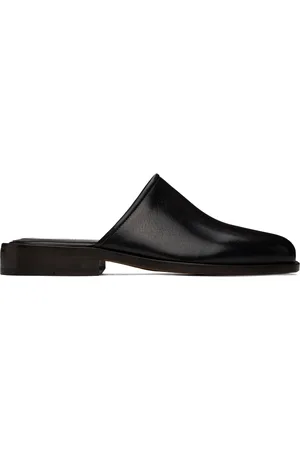 LEMAIRE Mules noires à bout carré