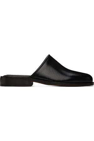 LEMAIRE Mules noires à bout carré