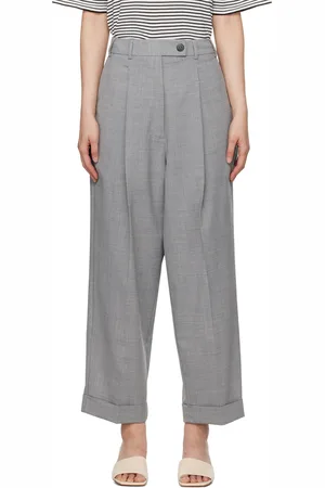 CORDERA Pantalon façon tailleur gris