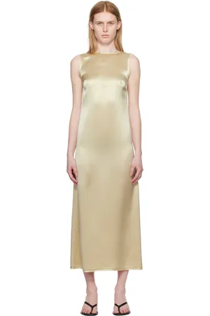 By Malene Birger Robe longue Audette blanc cassé