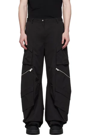 HELIOT EMIL Pantalon cargo Calyx noir