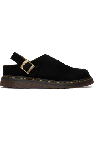 Dr. Martens Mules Isham noires en suède Desert Oasis