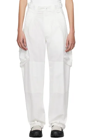 Hyein Seo Pantalon cargo militaire blanc
