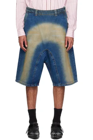 Y / PROJECT Short bleu à effet aérosol