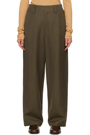 LEMAIRE Pantalon ample brun