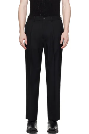 N. HOOLYWOOD Pantalon fuselé ample noir