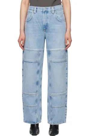 AGOLDE Jean utilitaire Tanis bleu