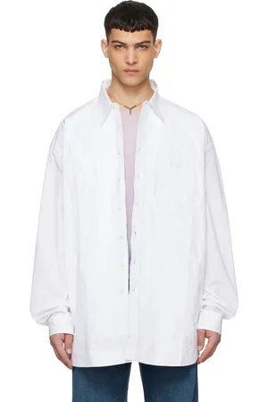 Y / PROJECT Chemise froissée blanche
