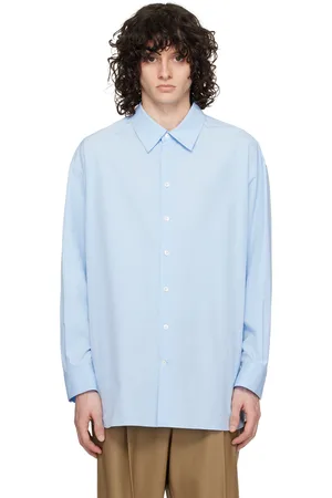 The Row Chemise Lukre bleue