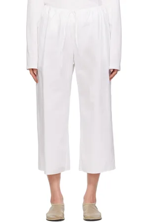The Row Pantalon Jubin blanc
