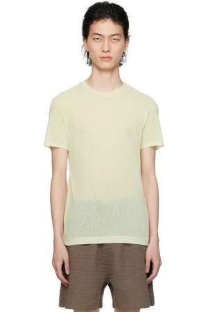 Nanushka T-shirt Jenno blanc cassé
