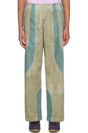 KIDSUPER STUDIOS Pantalon de survêtement vert et bleu édition PUMA